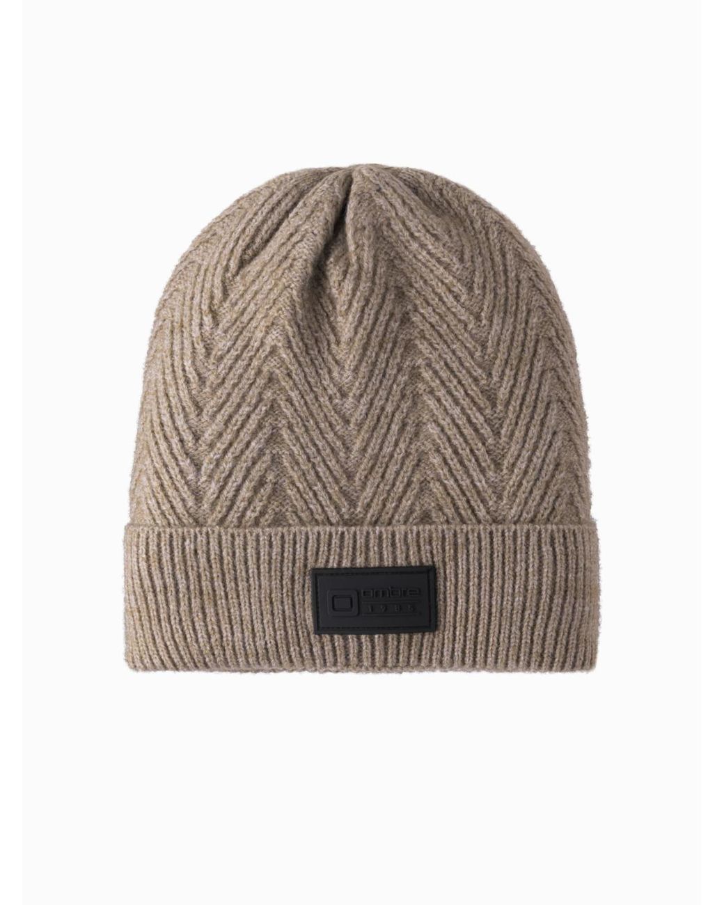 Ombre Mütze in Brown für Herren