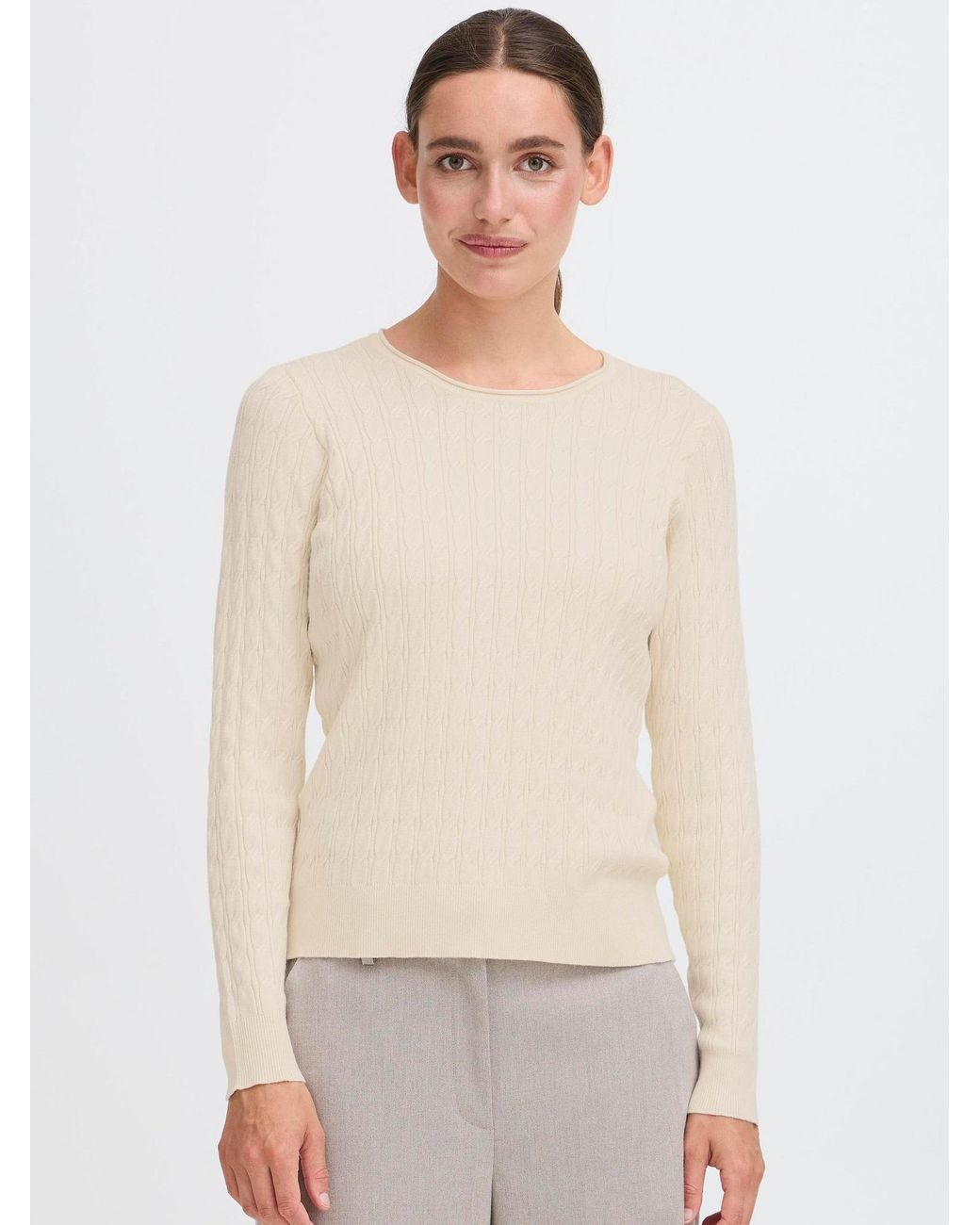 Oxmo White Pullover Isisse
