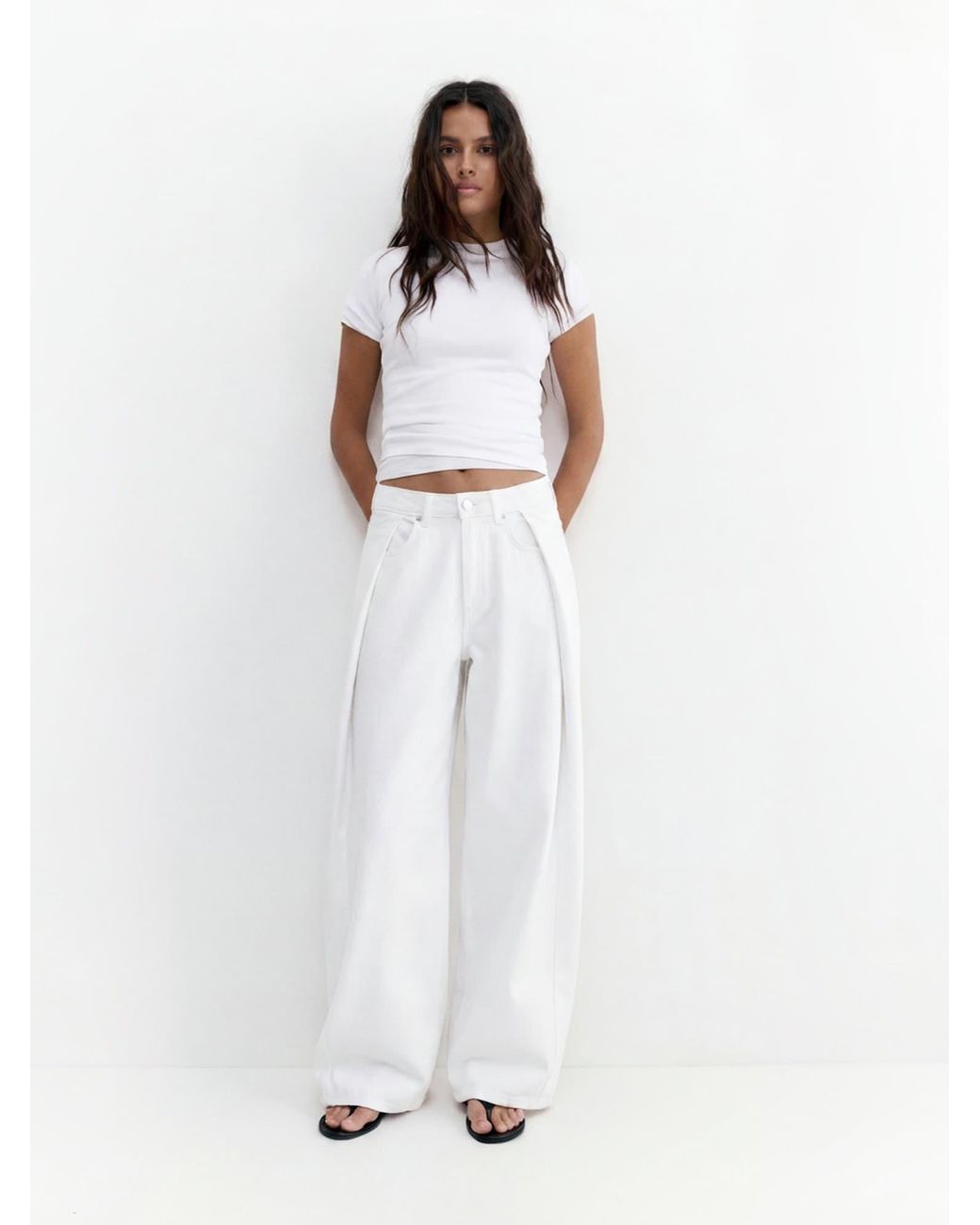 Pull&Bear White Jeans