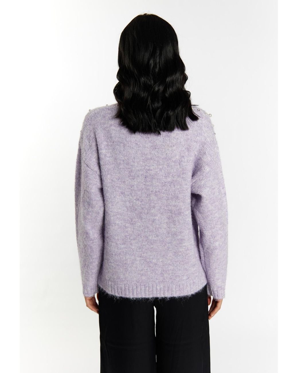 faina Purple Pullover Koosh