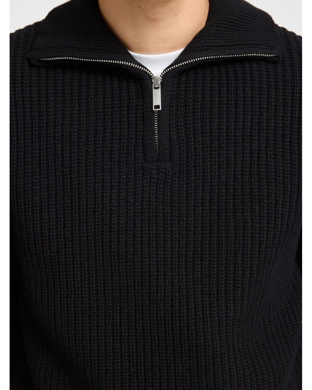 SELECTED Pullover Slhland in Black für Herren