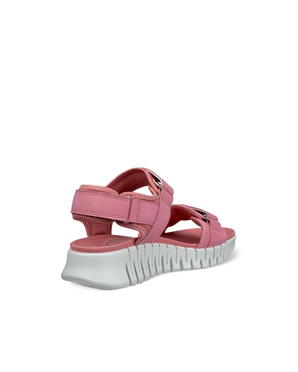 Ecco Pink GRUUV SOL W , Plateau, Sommerschuh, Sandalette mit praktischem Klettverschluss