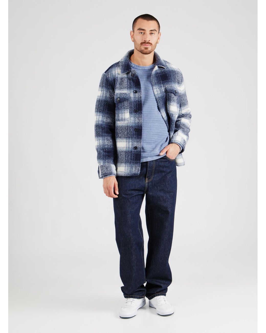 Key Largo Pullover Manuel in Blue für Herren