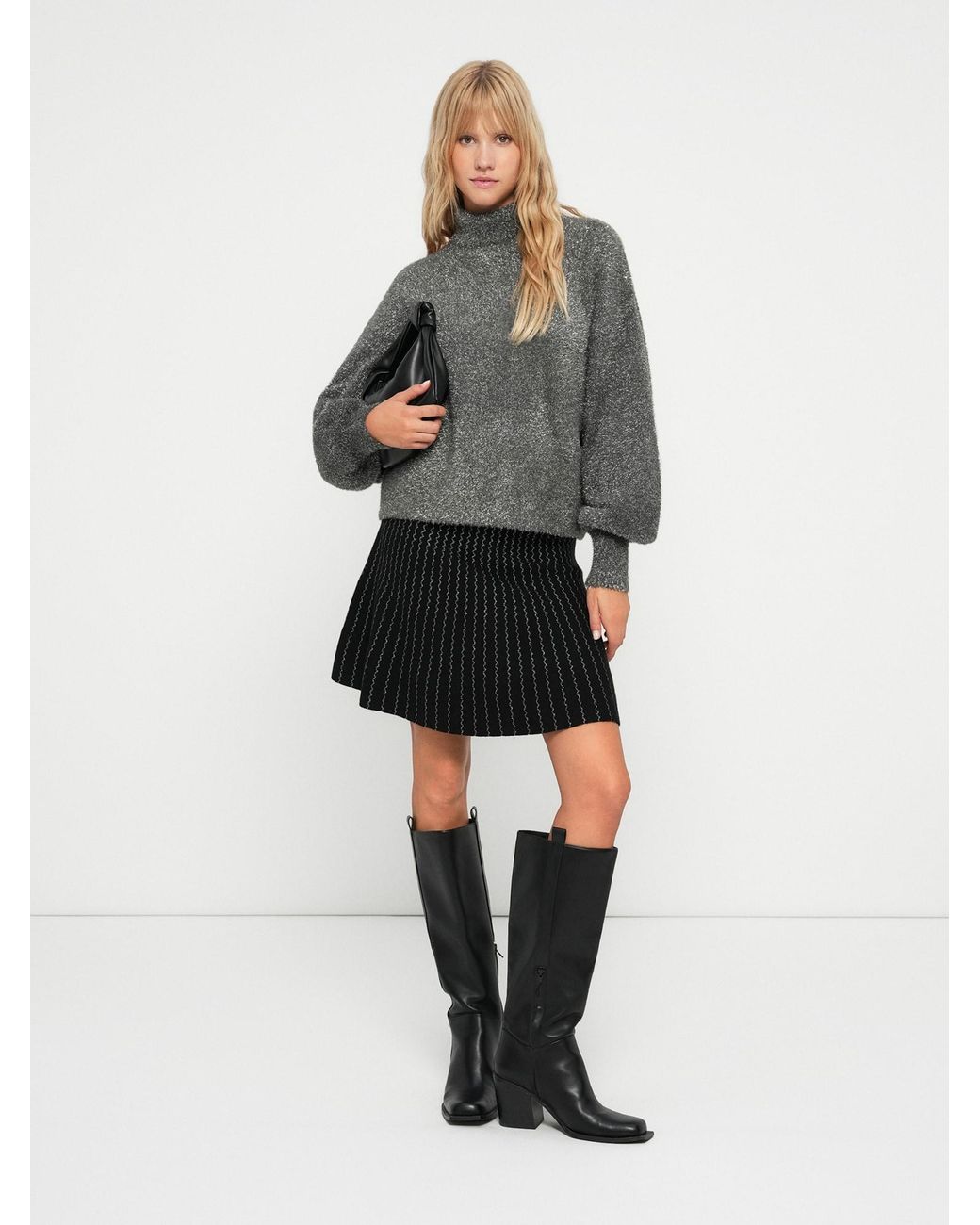 Y.A.S Gray Pullover Listra