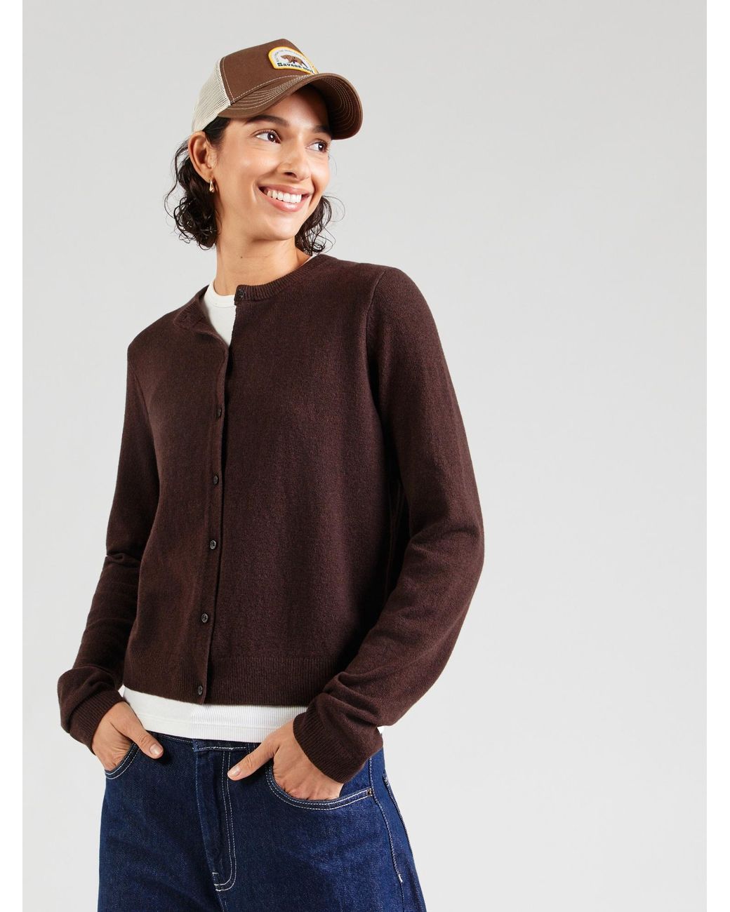 Gap Brown Strickjacke 90S
