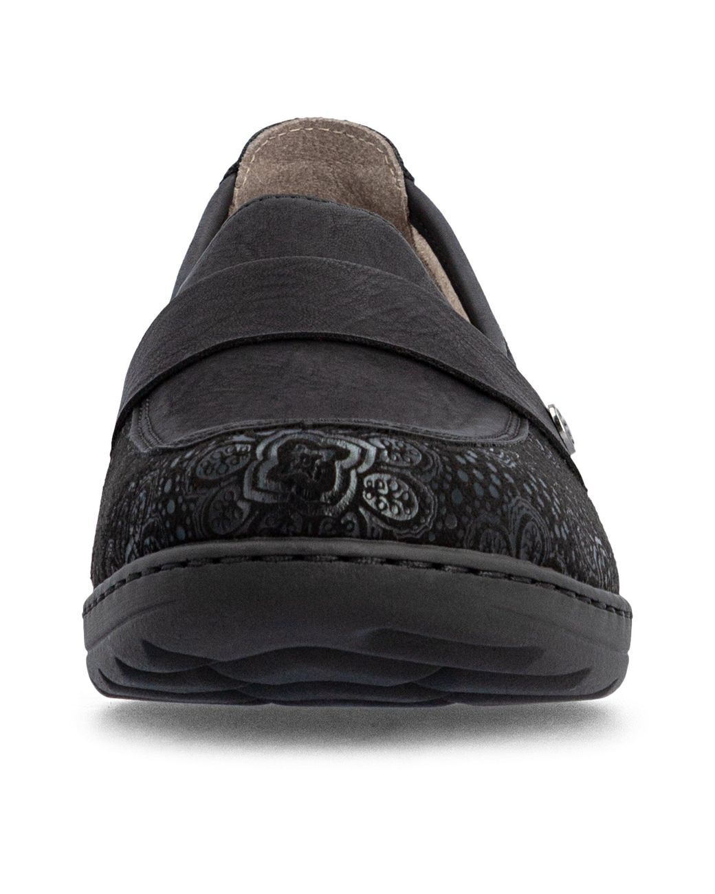Rieker Black Slipper