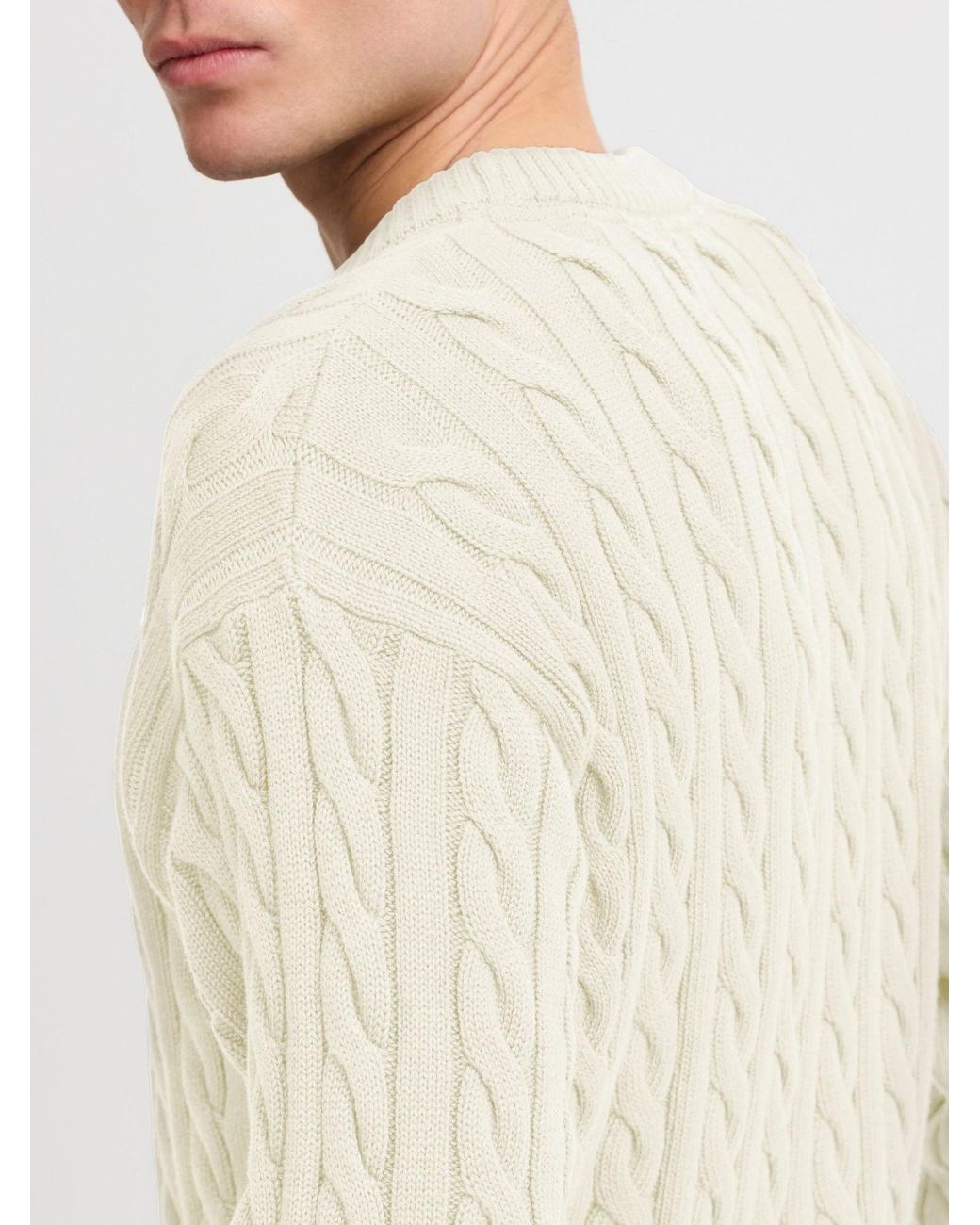 Solid Pullover Malcolm in White für Herren