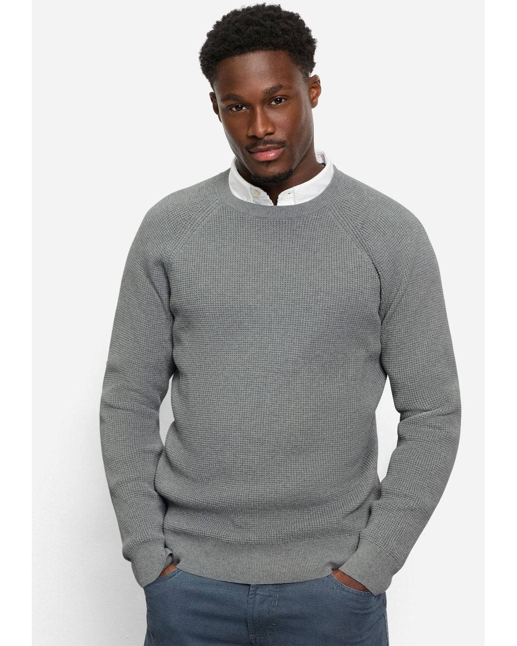 Olymp Pullover in Gray für Herren