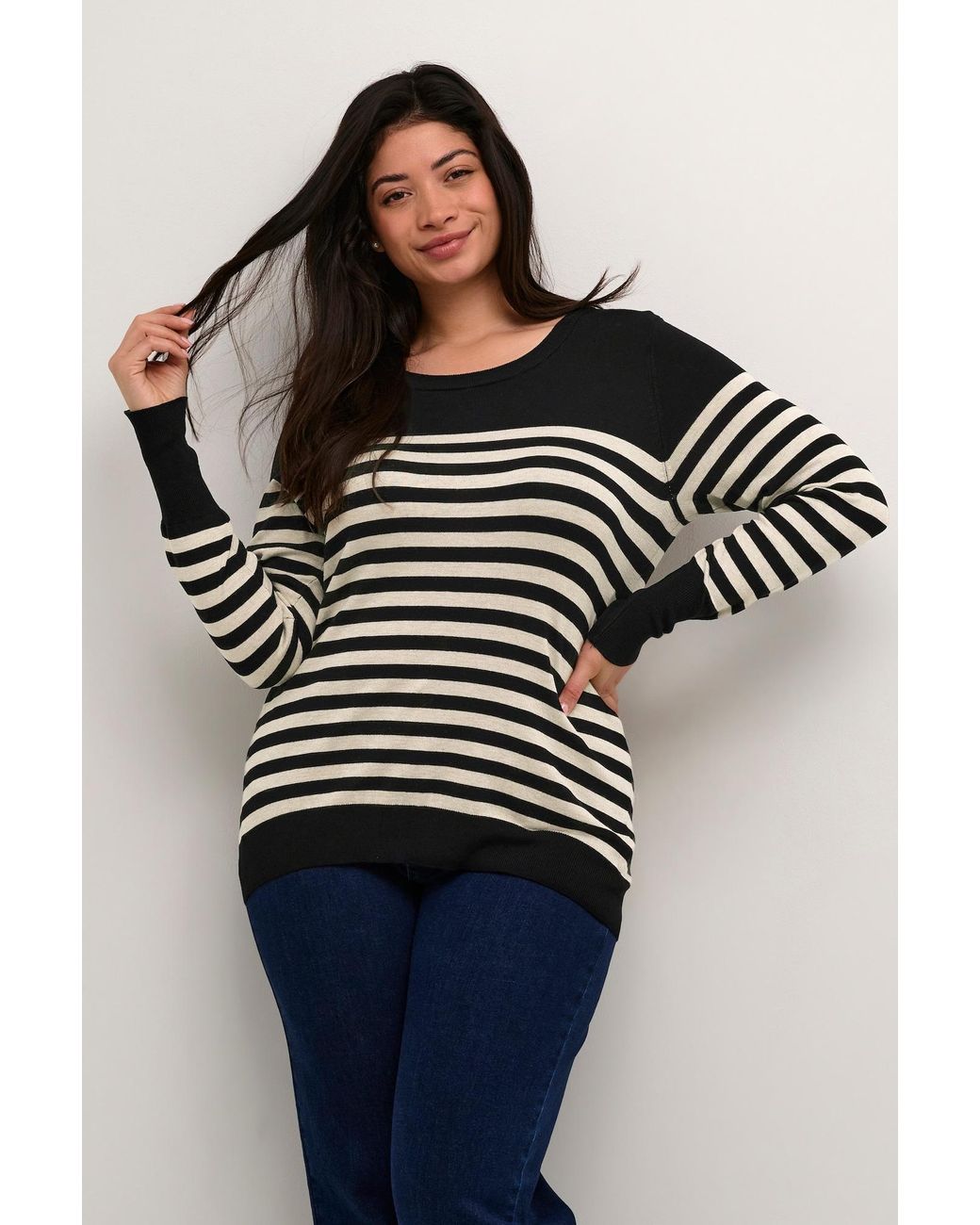 Kaffe Black Pullover Lizzy
