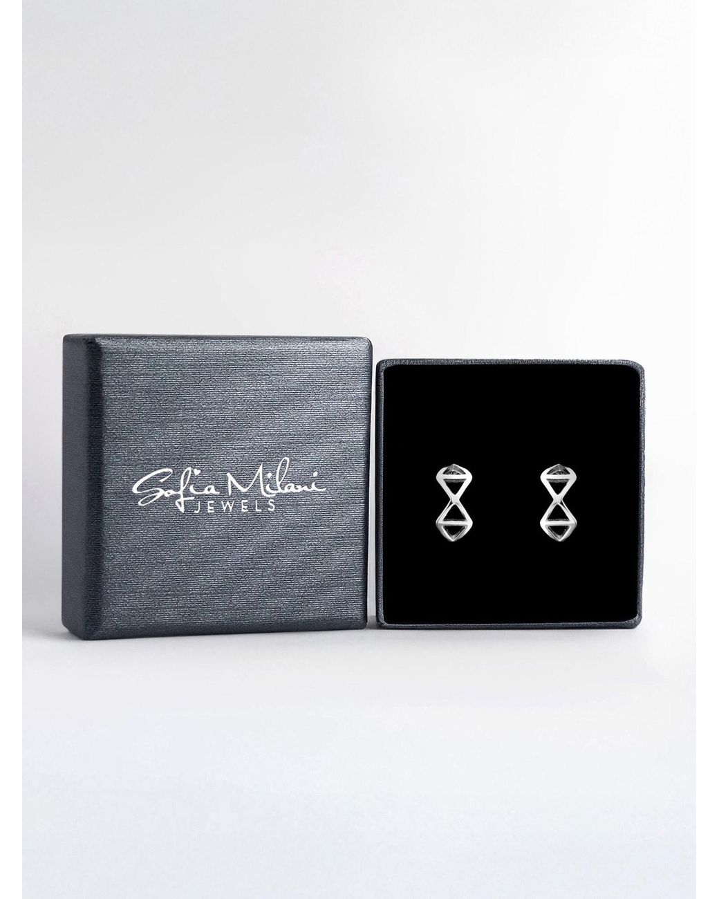 Sofia Milani Metallic Ohrringe Grid
