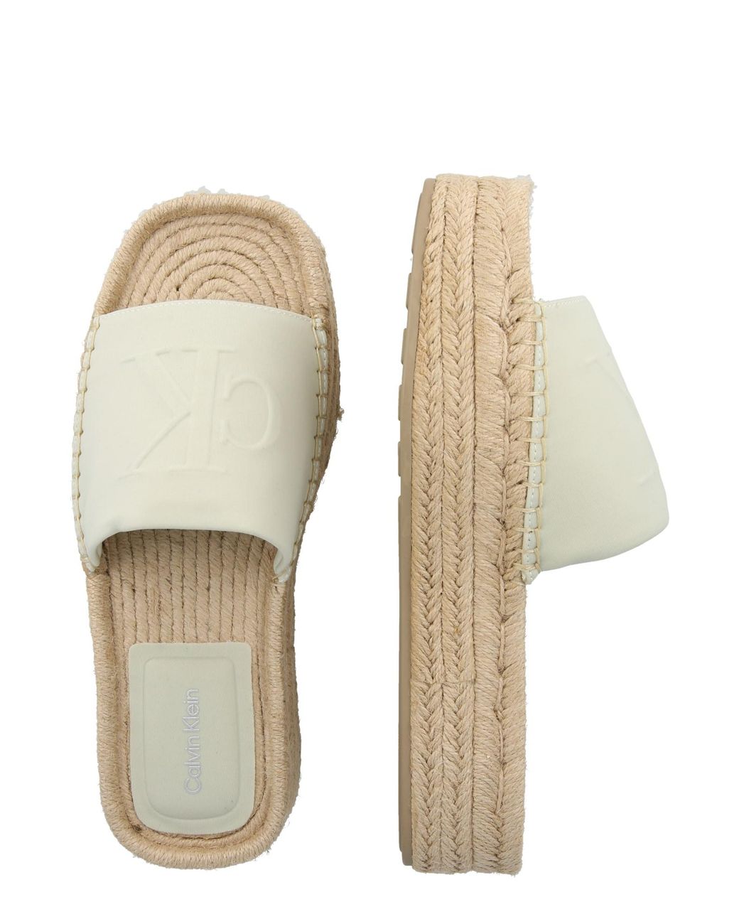 Calvin Klein White Pantolette Ebeth