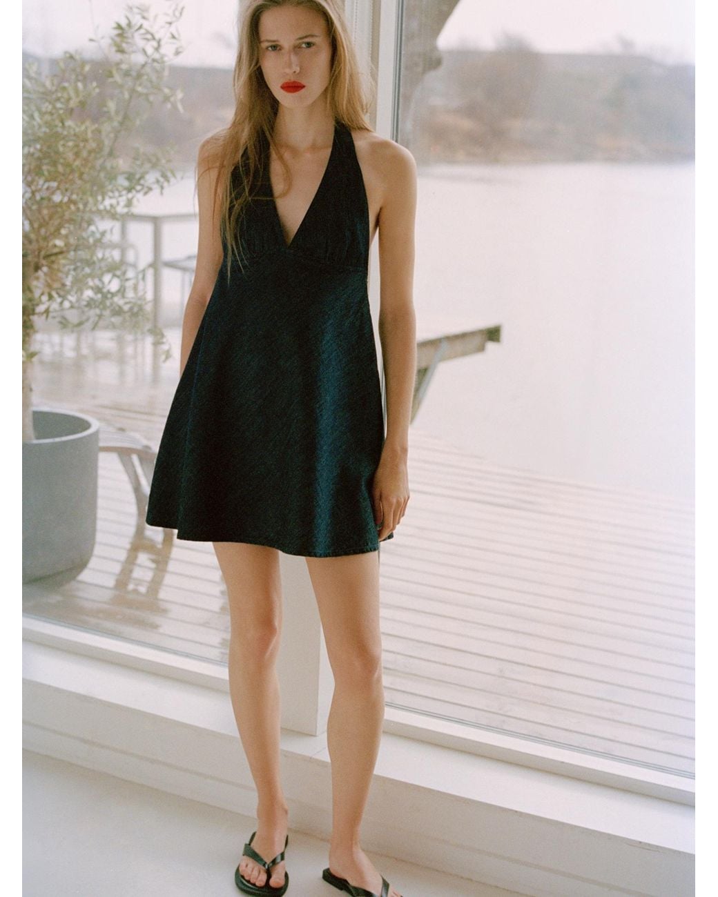 Pull&Bear Blue Kleid