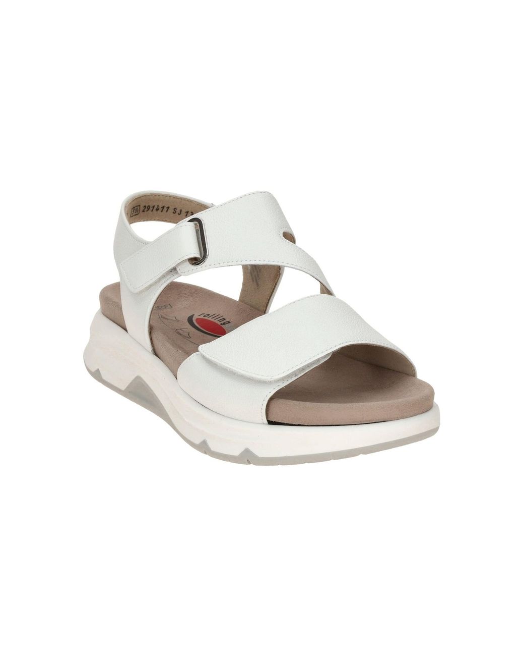 Gabor White Sandale Rollingsoft
