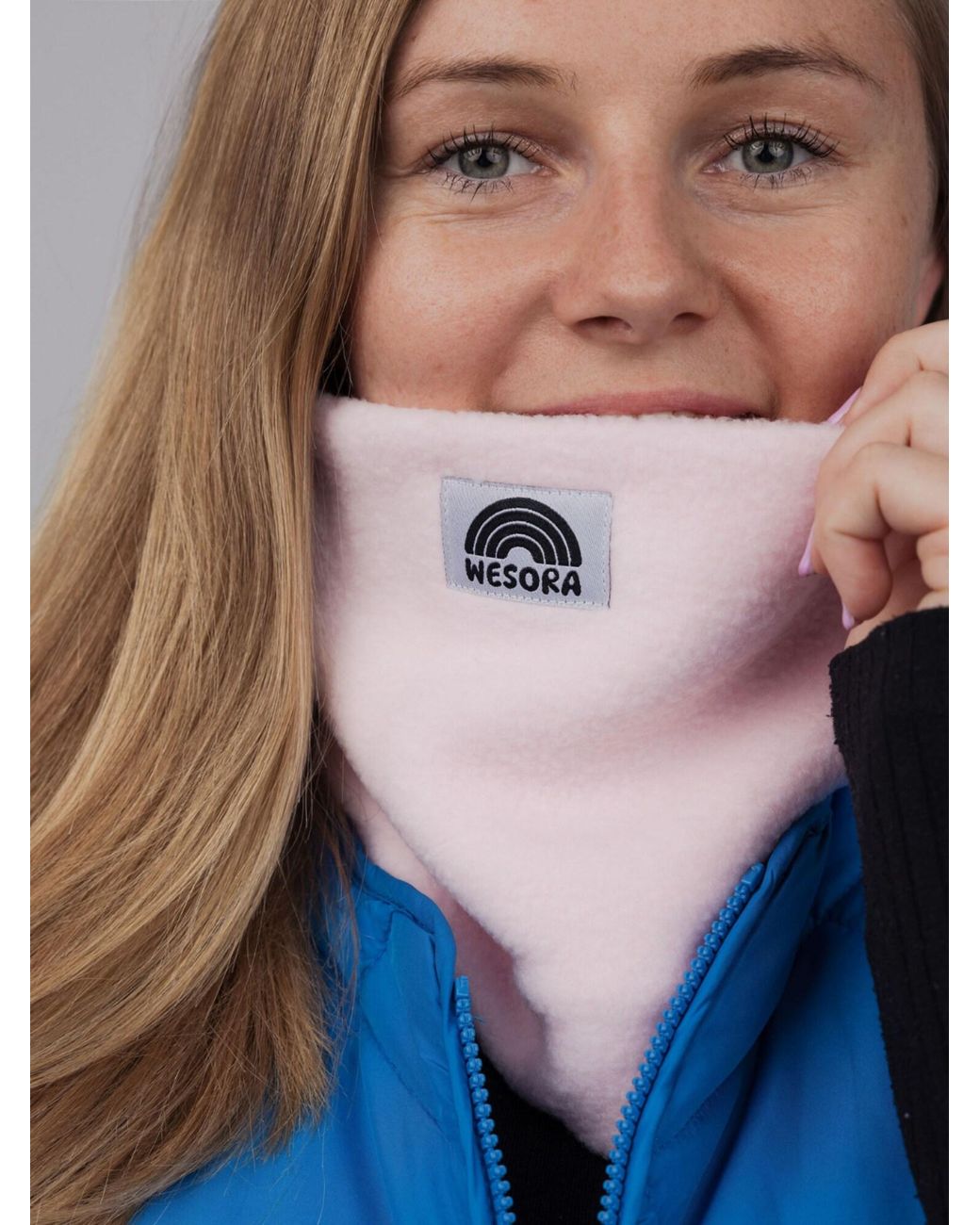 WESORA GmbH Pink Schlauchschal Fleece Neckwarmer