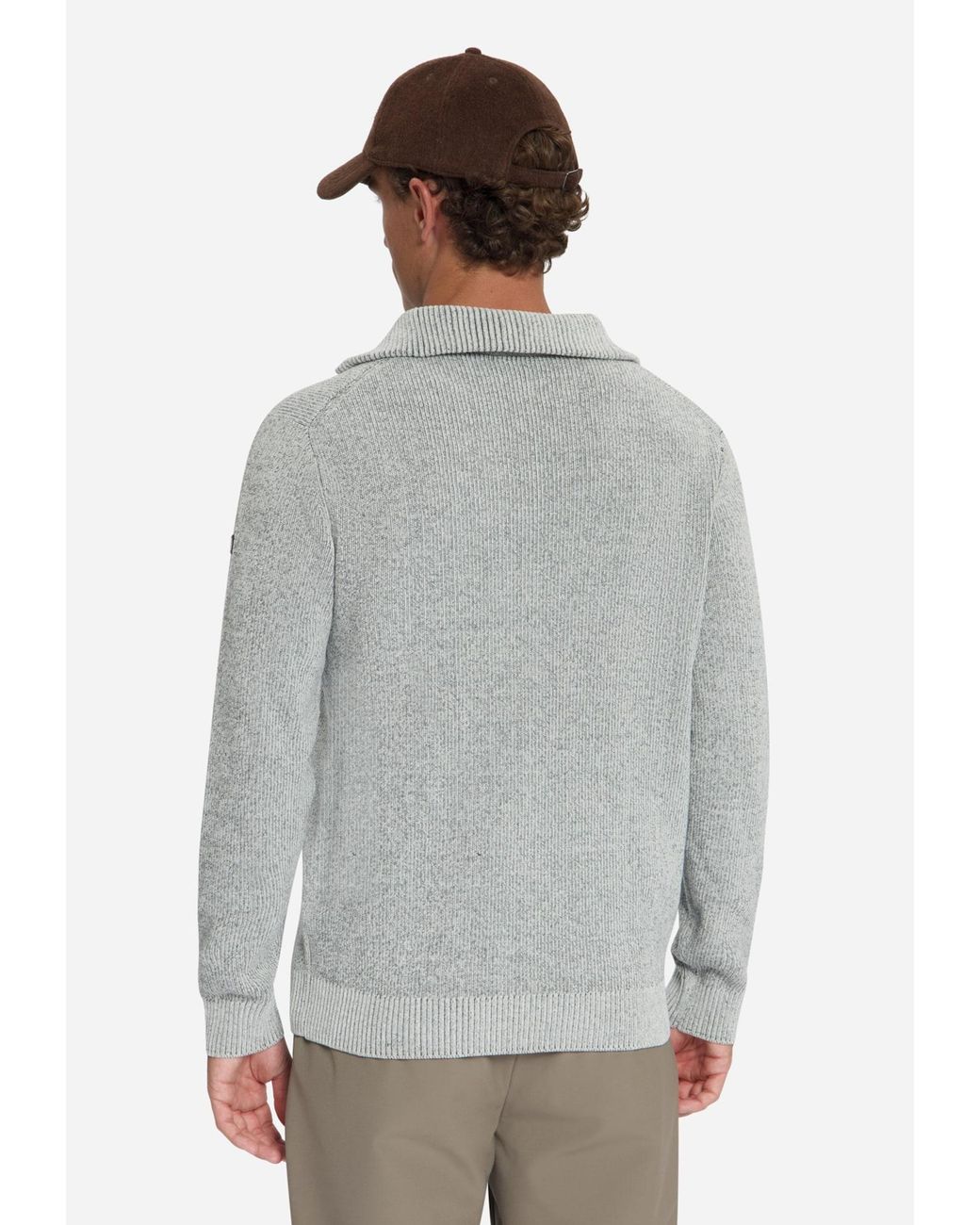 No Excess Pullover in Gray für Herren