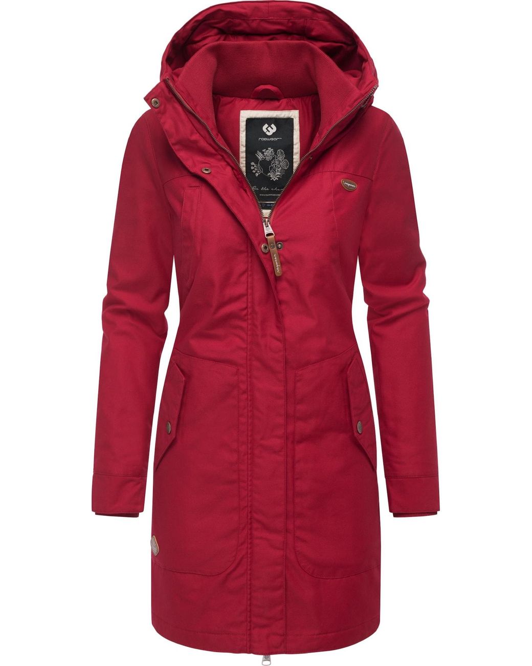 Ragwear Red Wintermantel Jannisa