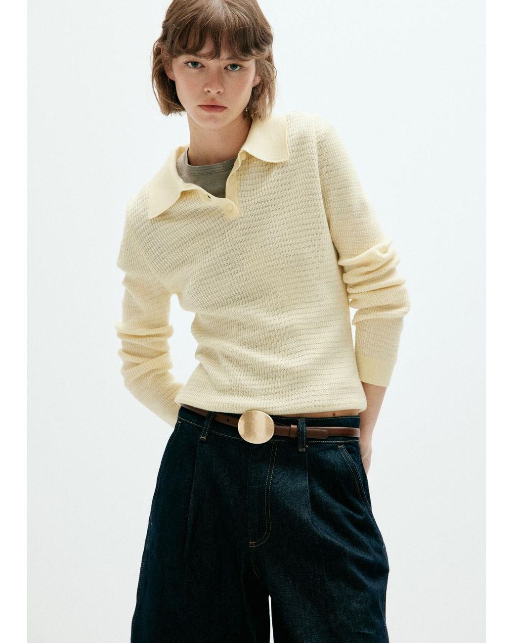 Mango White Pullover Bobby