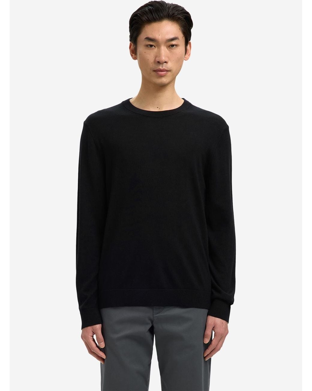 SELECTED Pullover Tray in Black für Herren