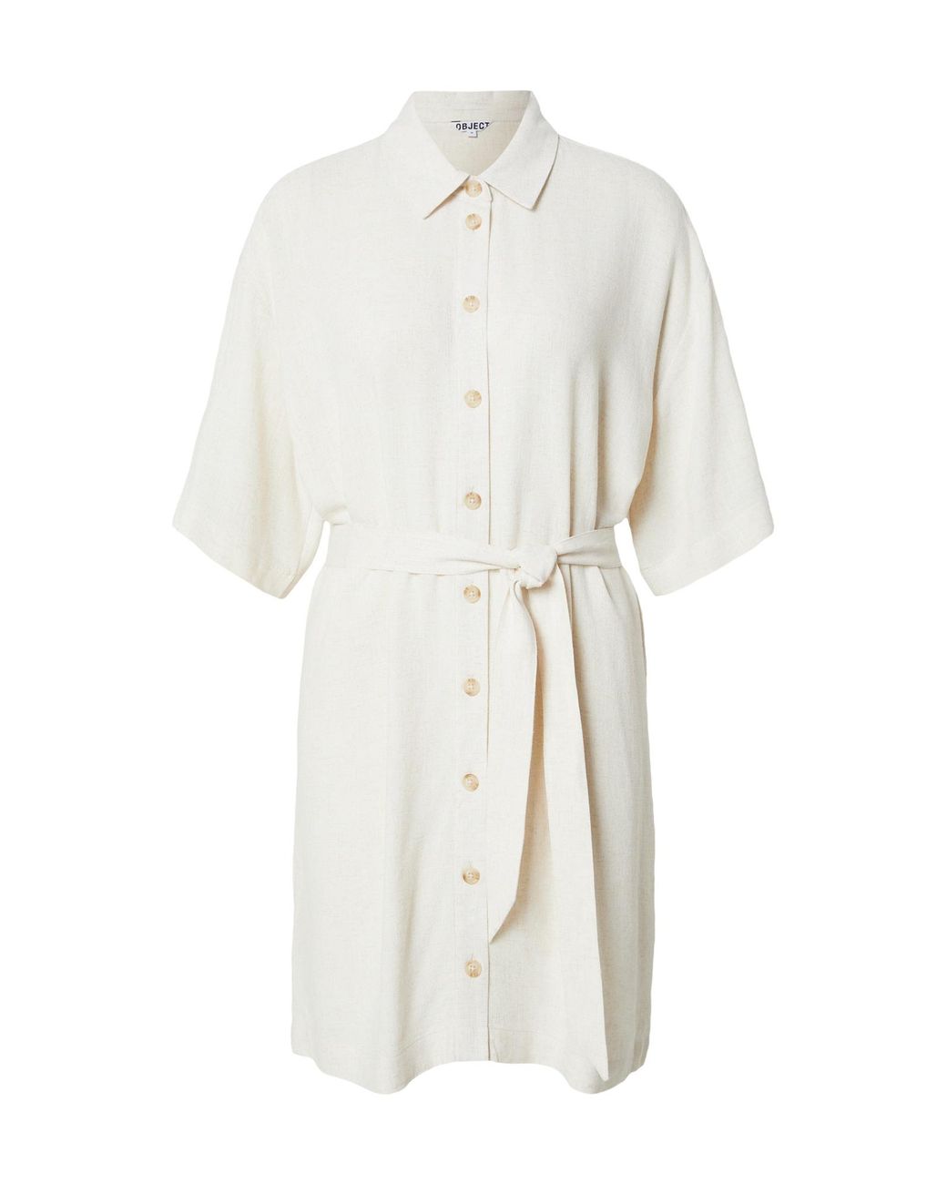 Object White Blusenkleid Objsanne
