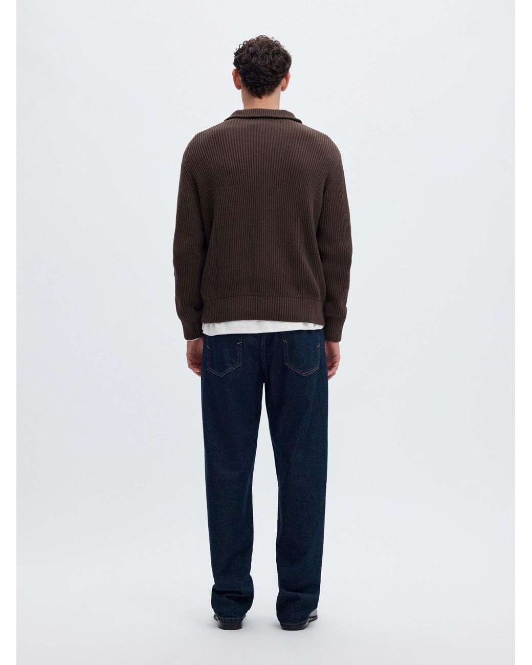 SELECTED Pullover Slhdry in Gray für Herren