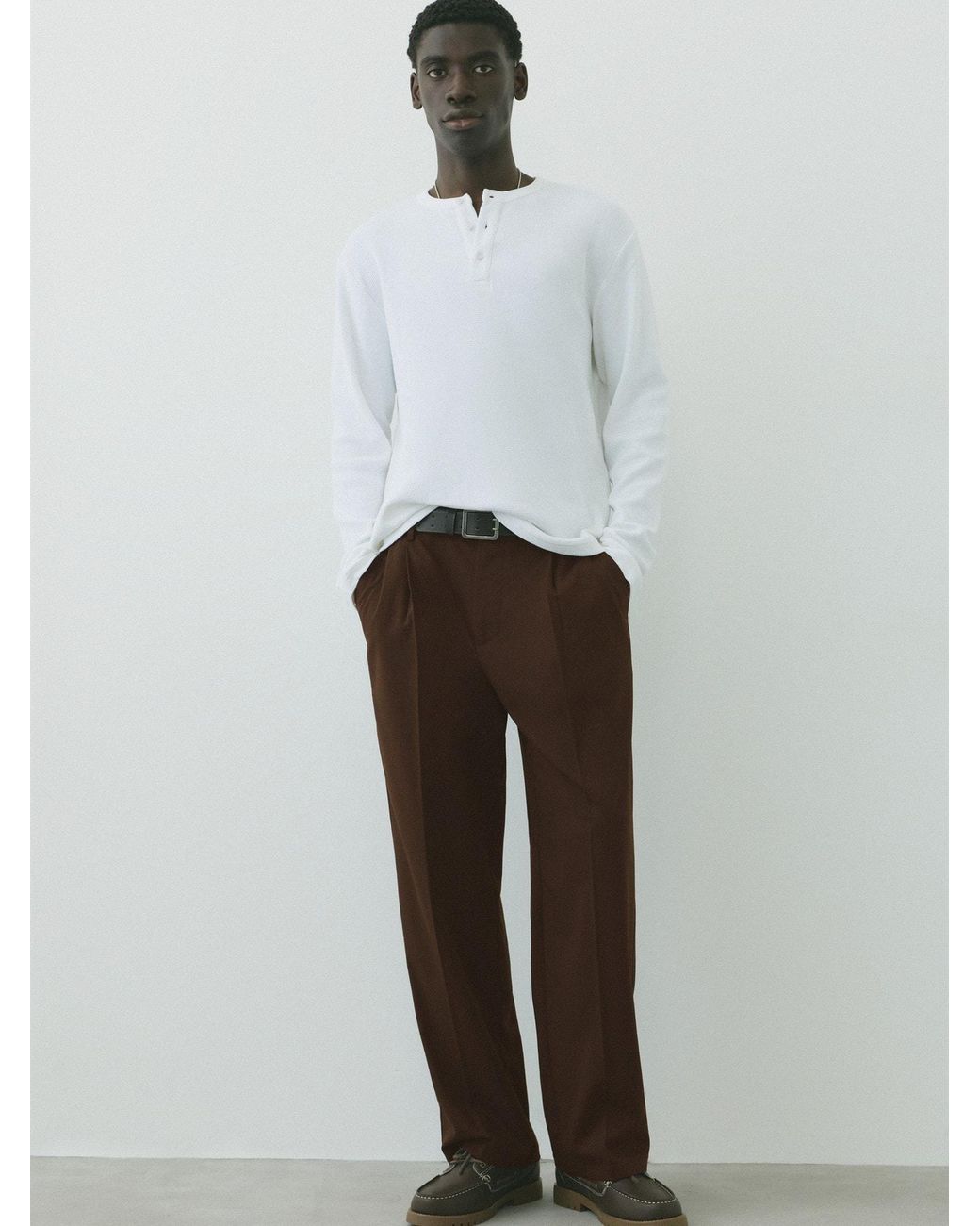 Pull&Bear Hose in Brown für Herren