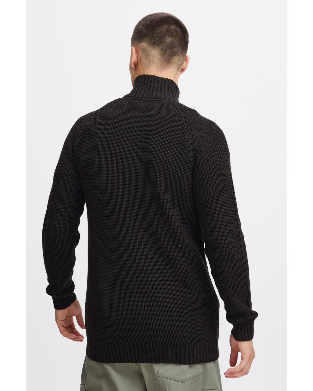 Solid Strickjacke Xenos in Black für Herren