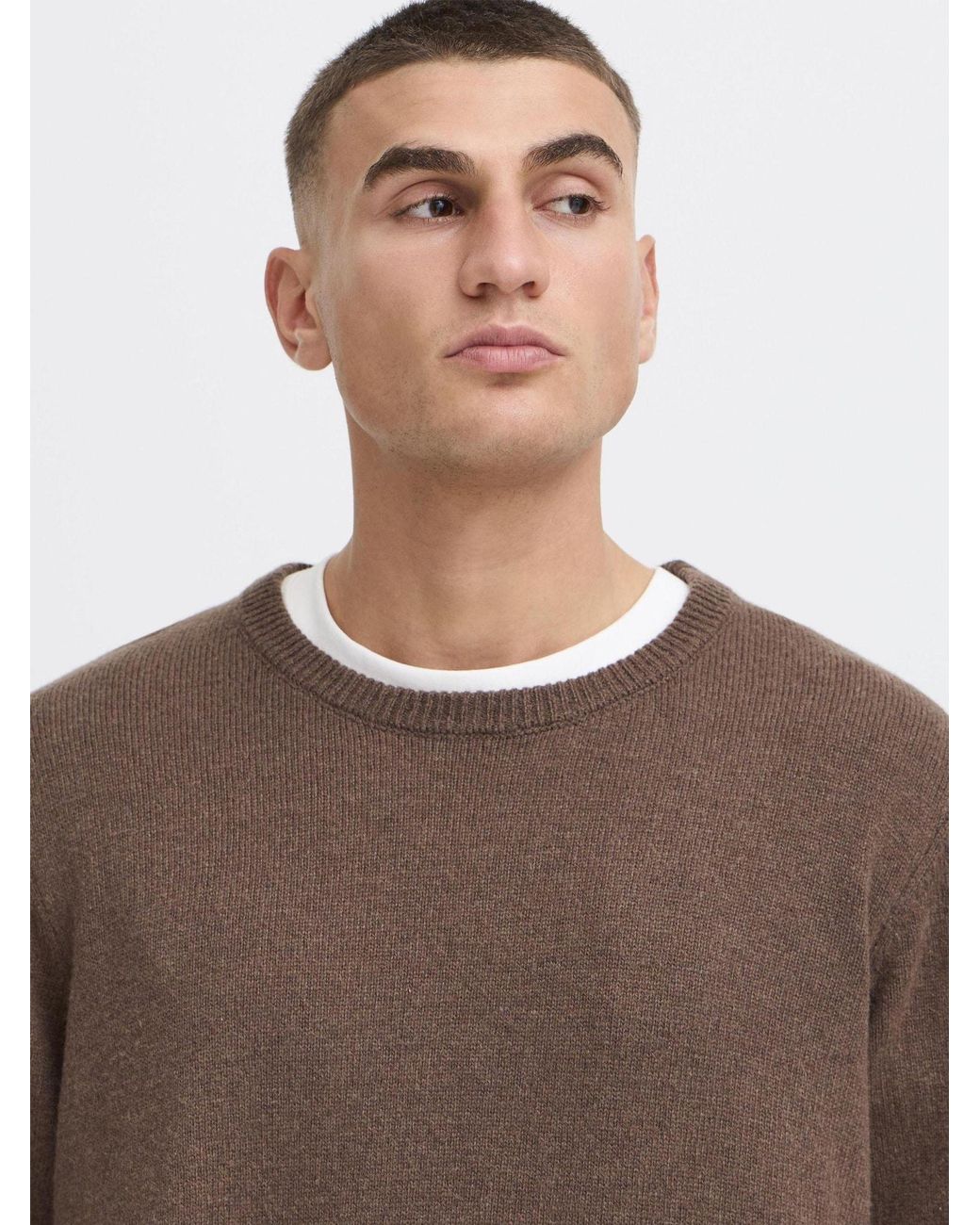 Solid Strickpullover Sdrick in Brown für Herren