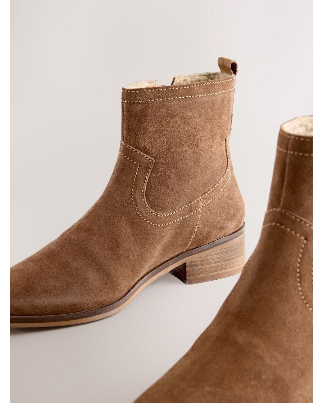 Next Brown Ankle Boots Forever Comfort