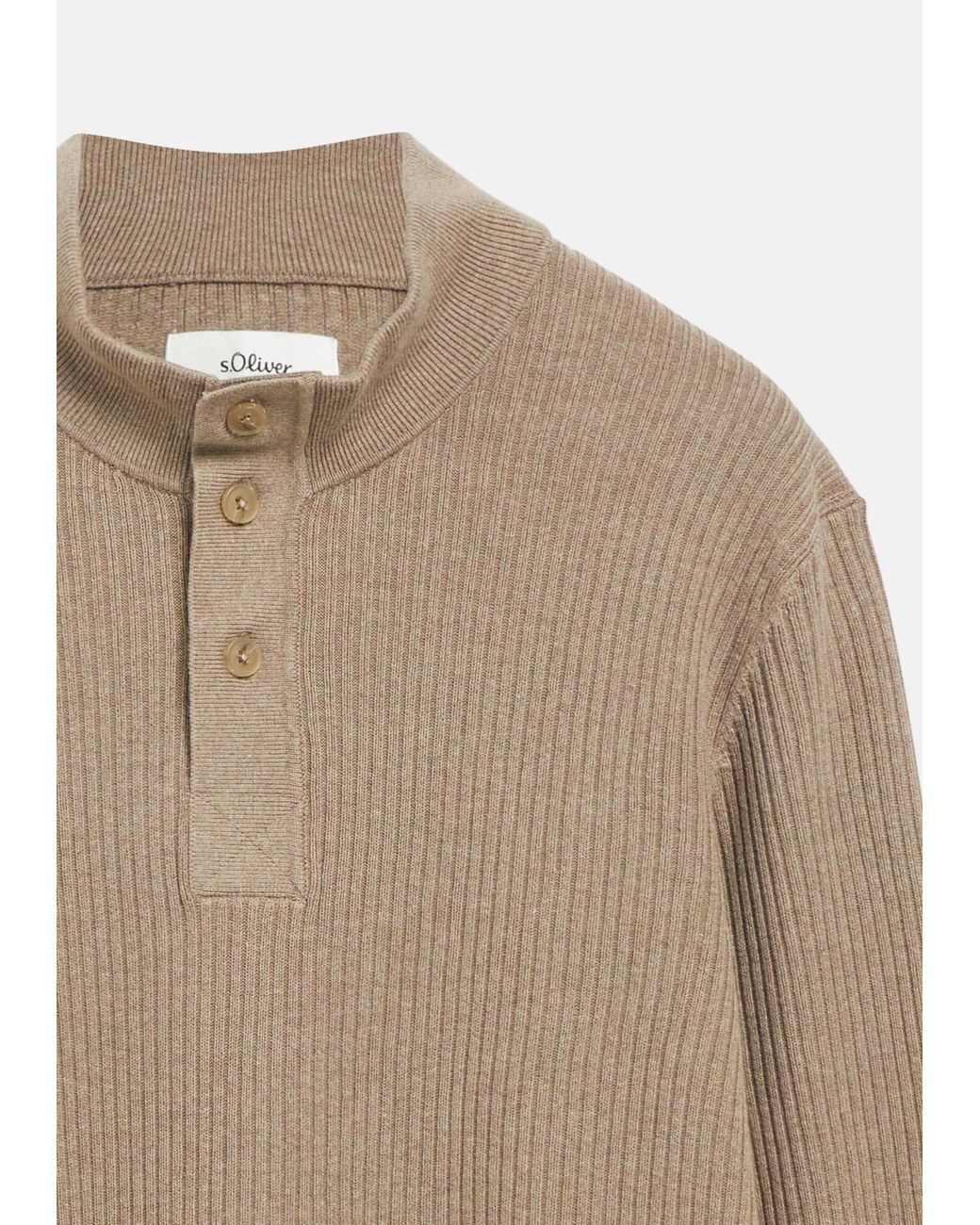 S.oliver Pullover in Natural für Herren