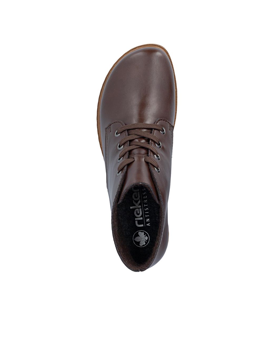 Rieker Brown Schnürstiefelette