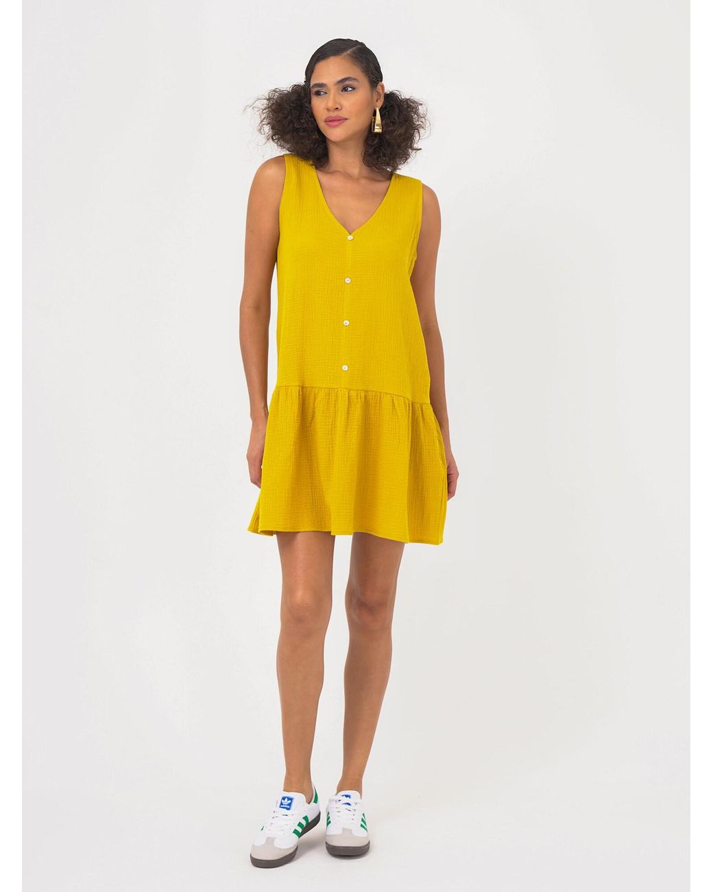 FRESHLIONS Yellow Kleid Penelope