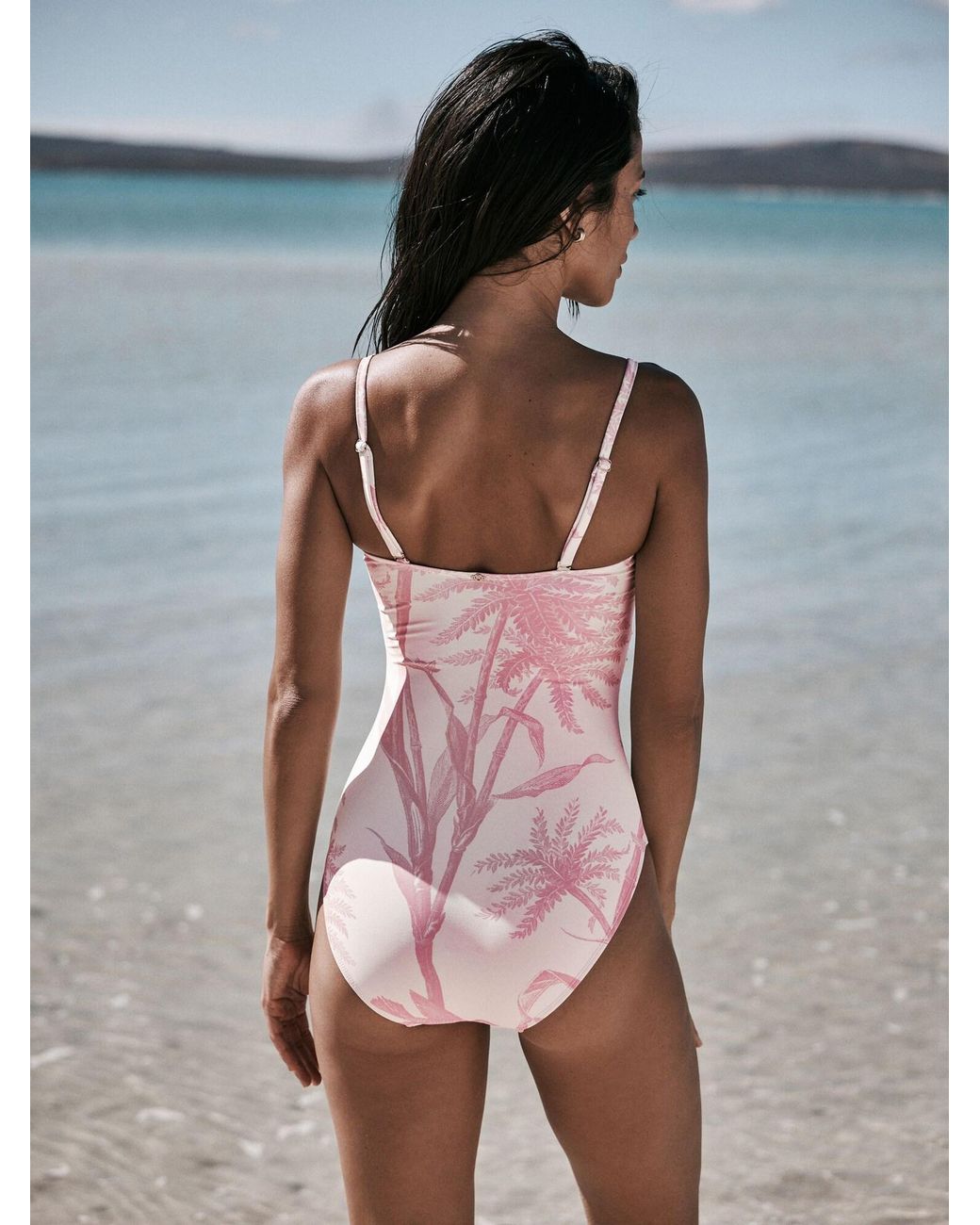 Next Pink Badeanzug