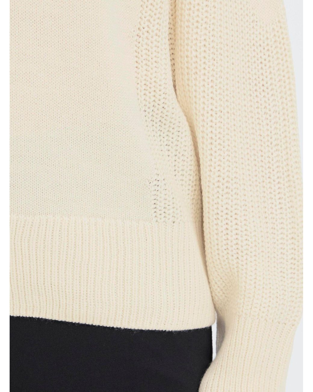 Oxmo White Strickpullover Oxiselmo
