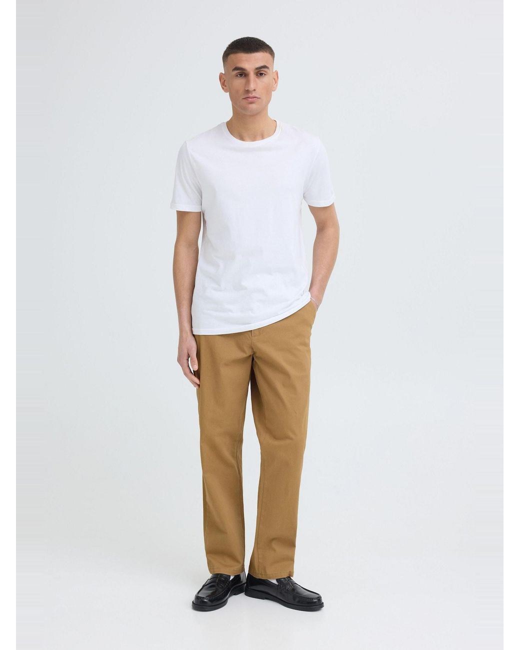 Solid Chinohose Sdtate in Natural für Herren