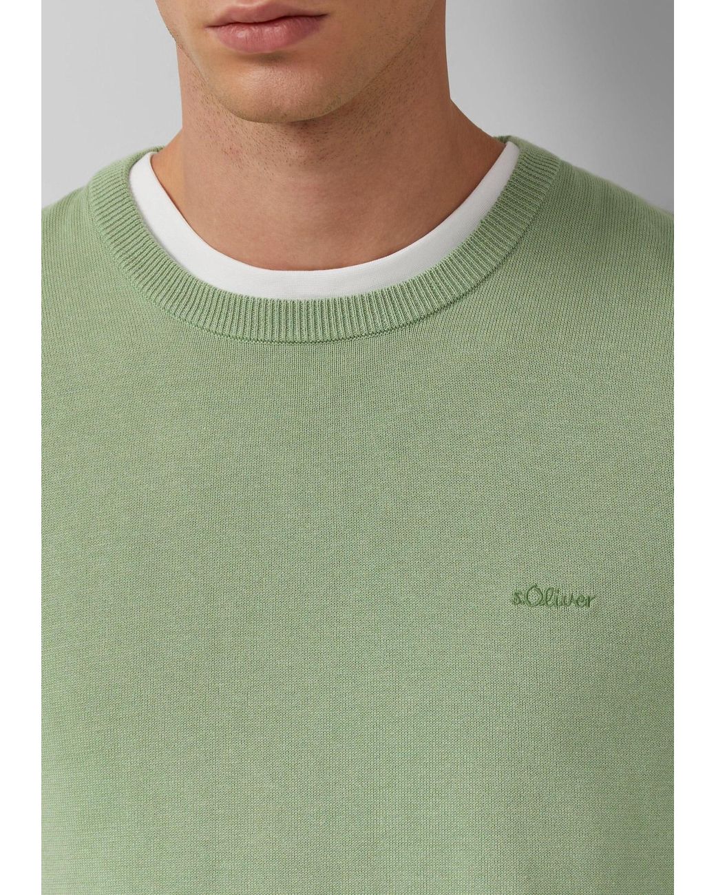 S.oliver Pullover in Green für Herren