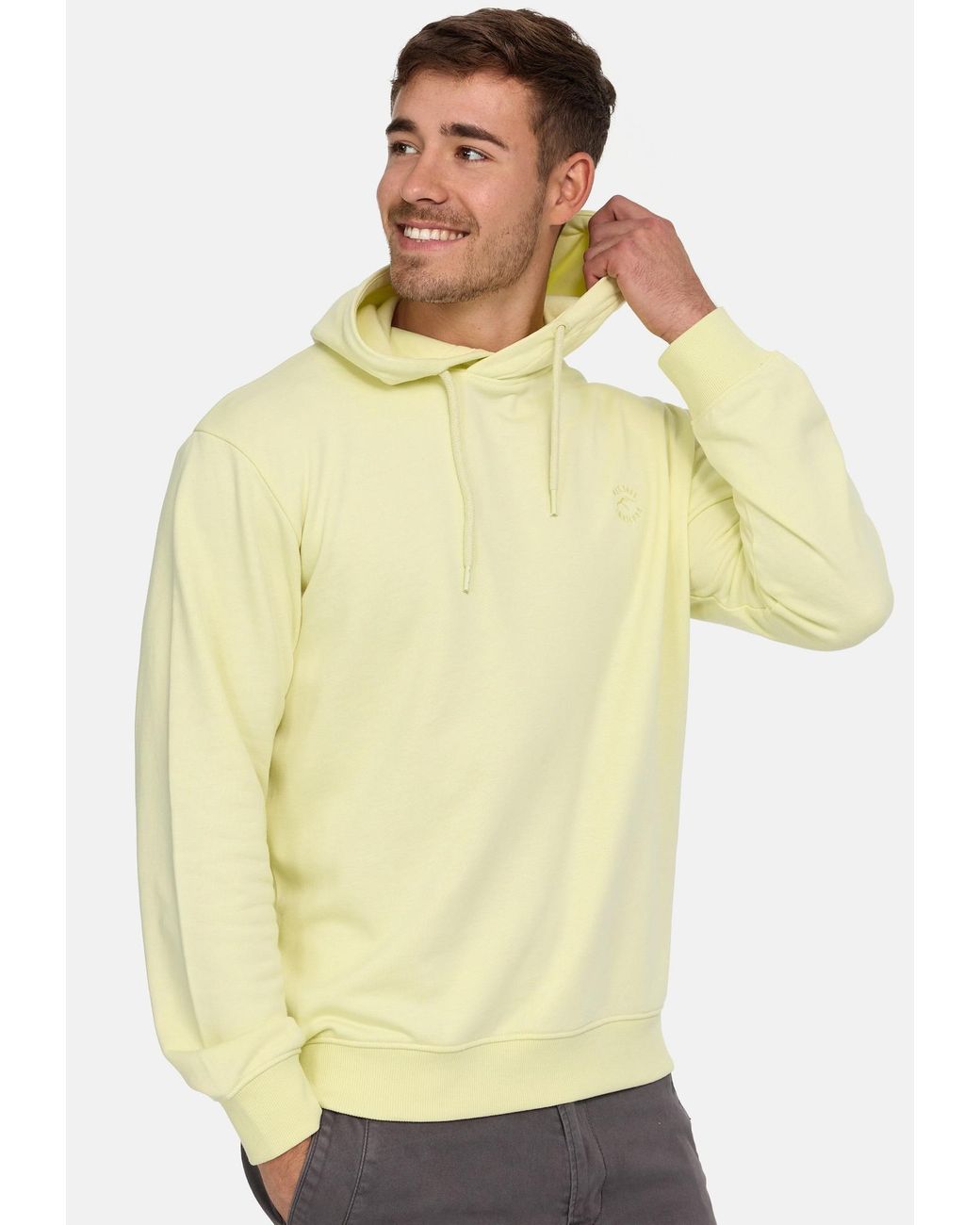 INDICODE Sweatshirt Simpson in Yellow für Herren