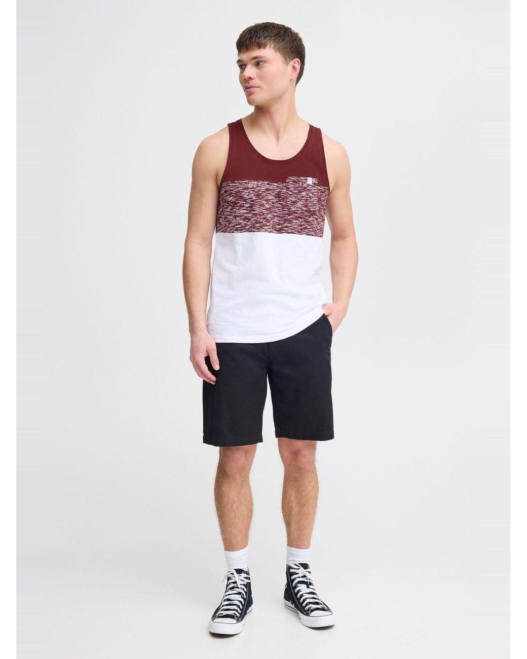 Solid Shirt Sion in Red für Herren
