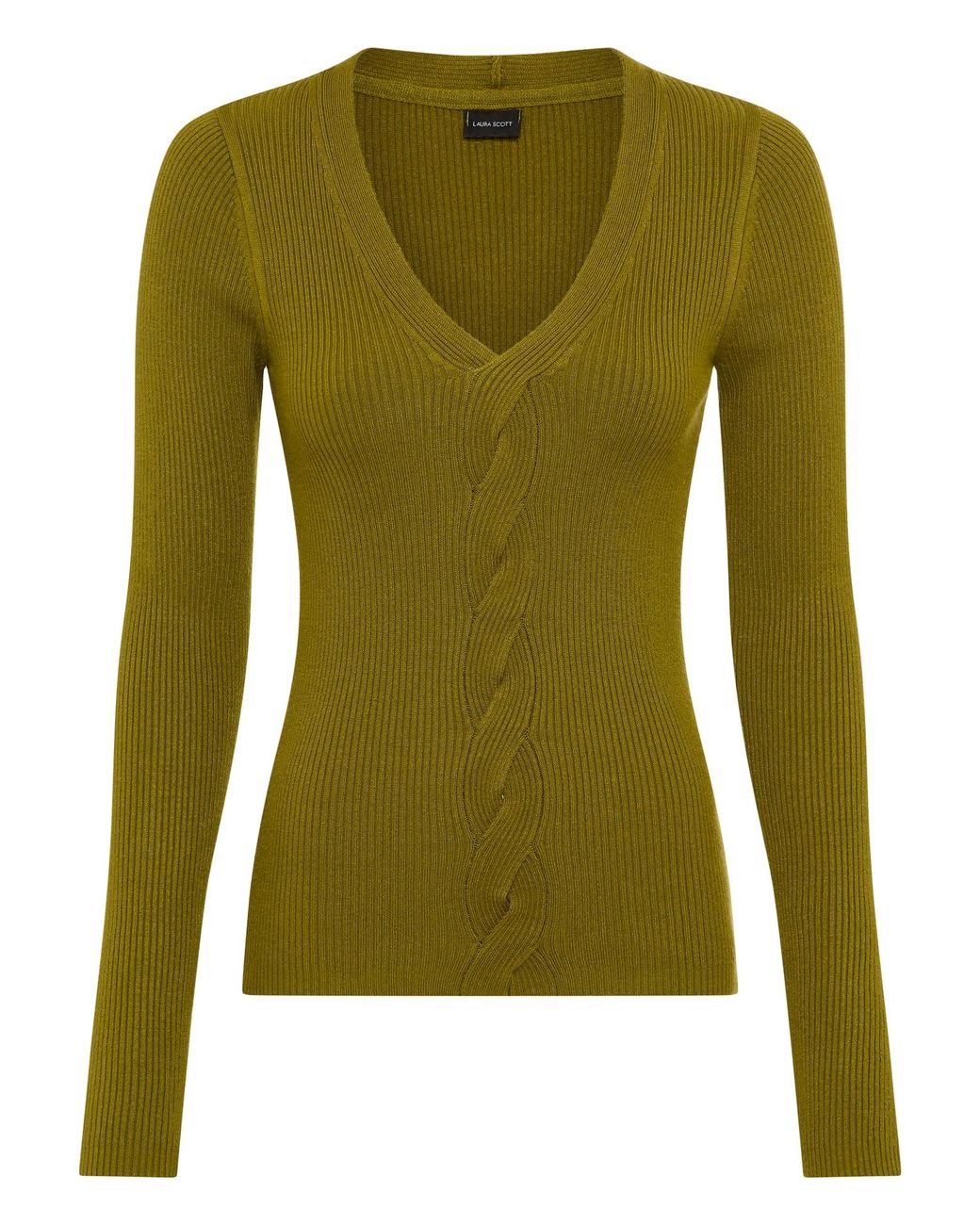Laura Scott Green Pullover