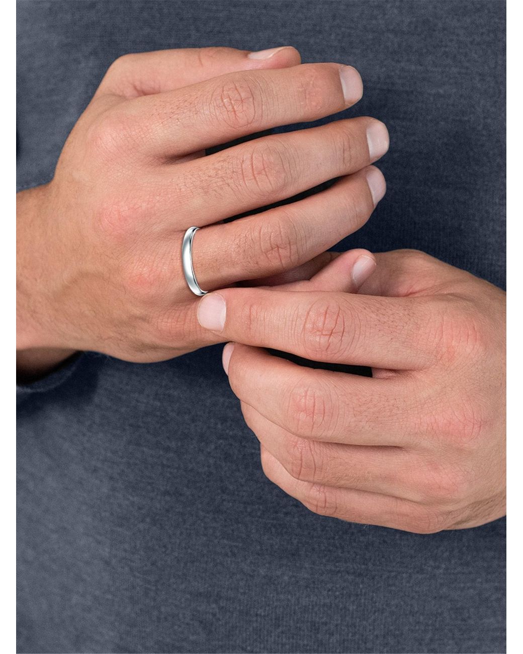 Männerglanz Ring in Blue für Herren