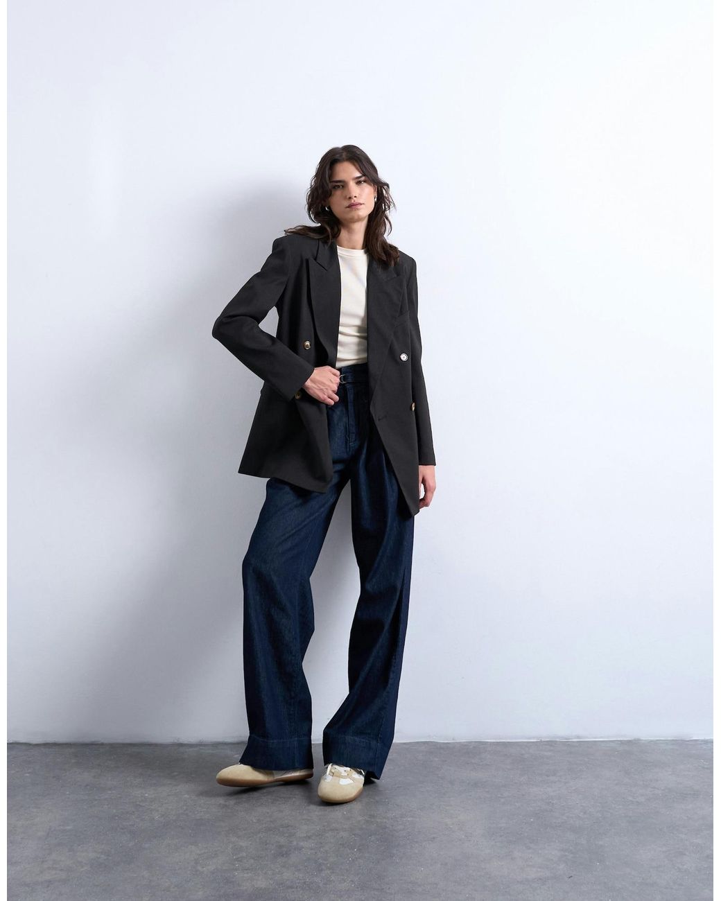 TOPSHOP Black Blazer Babette