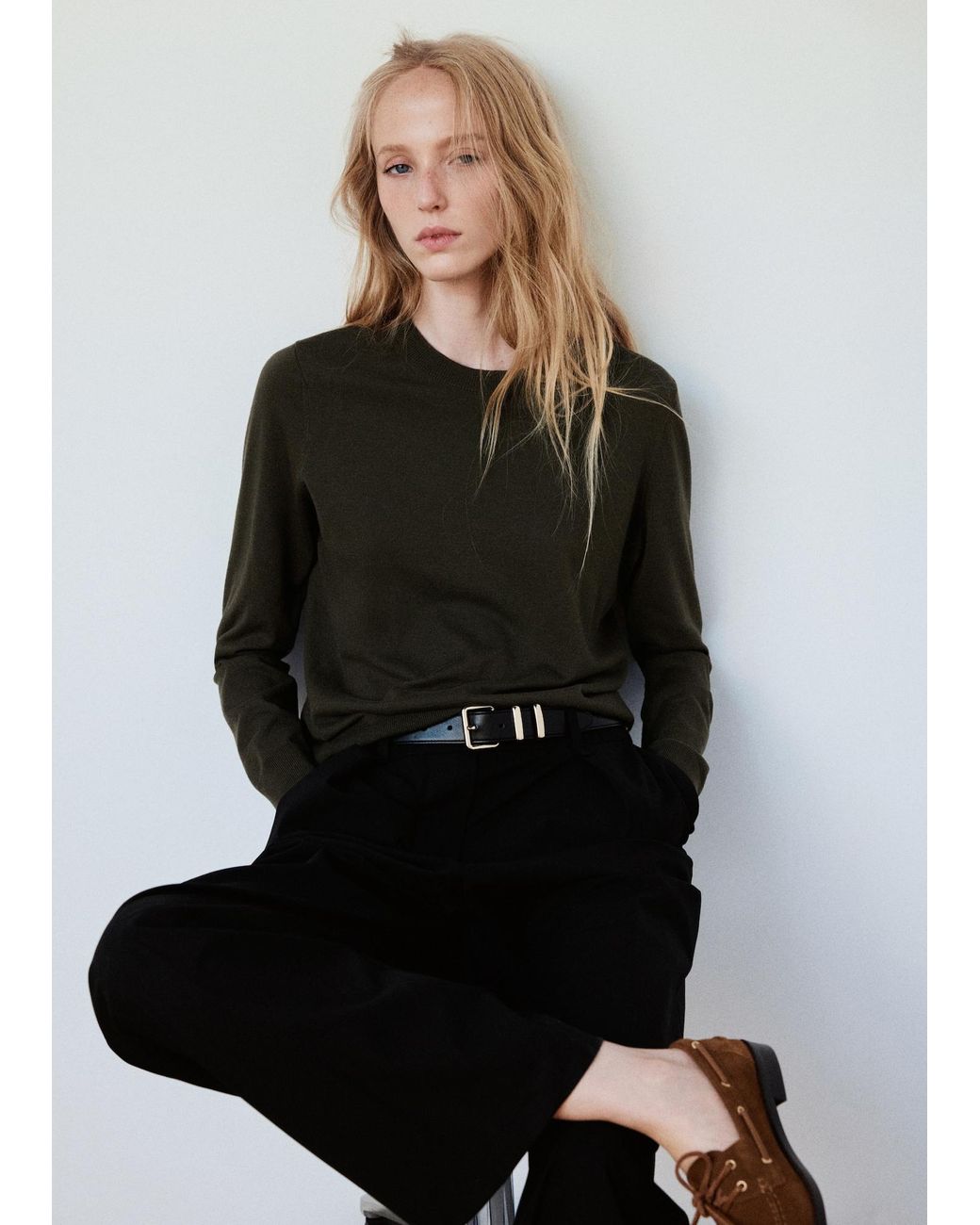 Mango Green Pullover Lucca