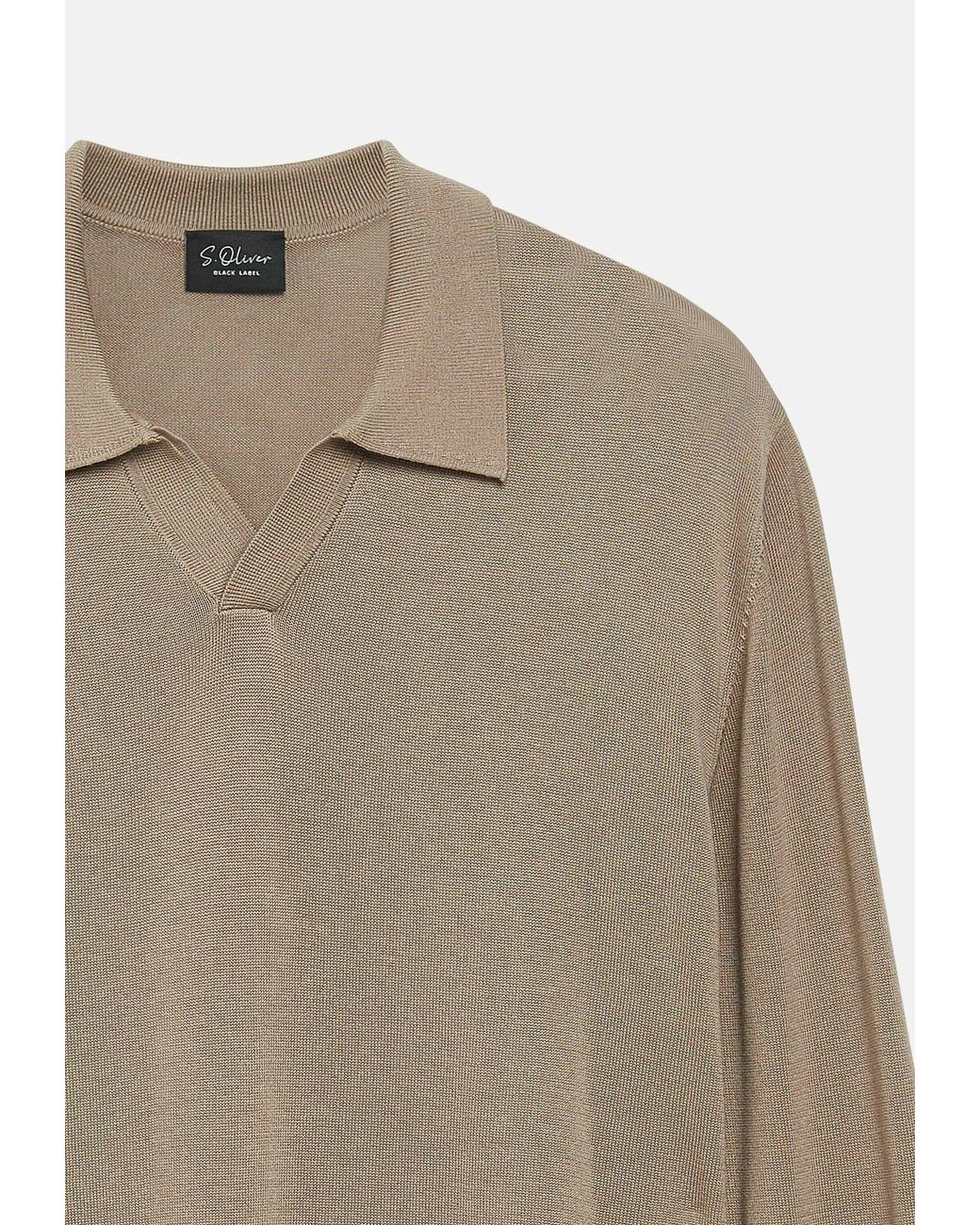 S.oliver Pullover in Natural für Herren