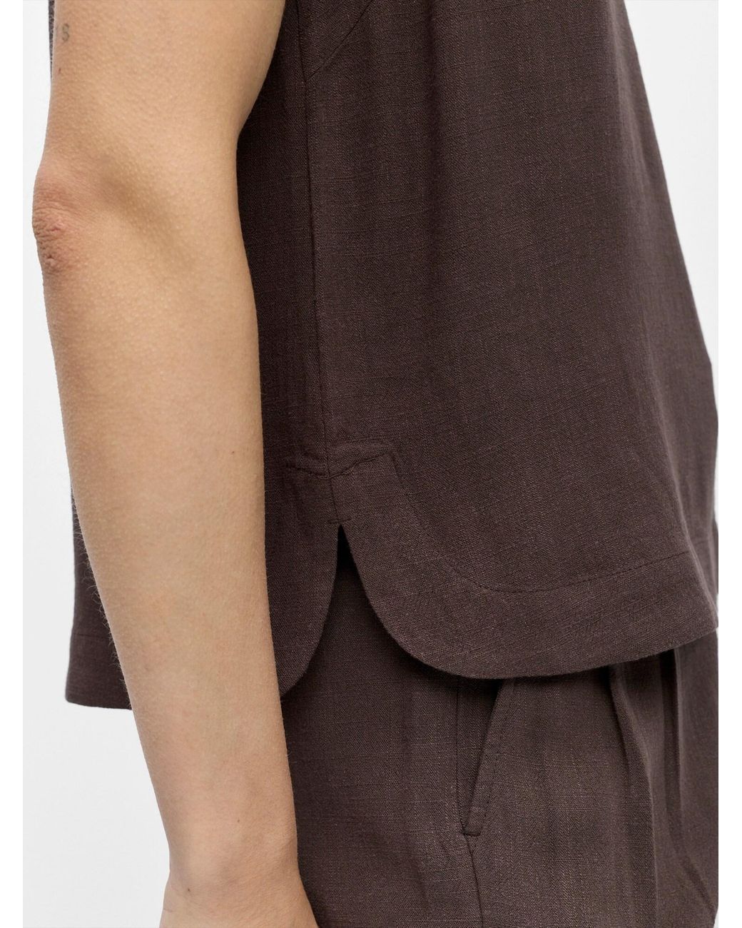 Object Brown Bluse Objsanne