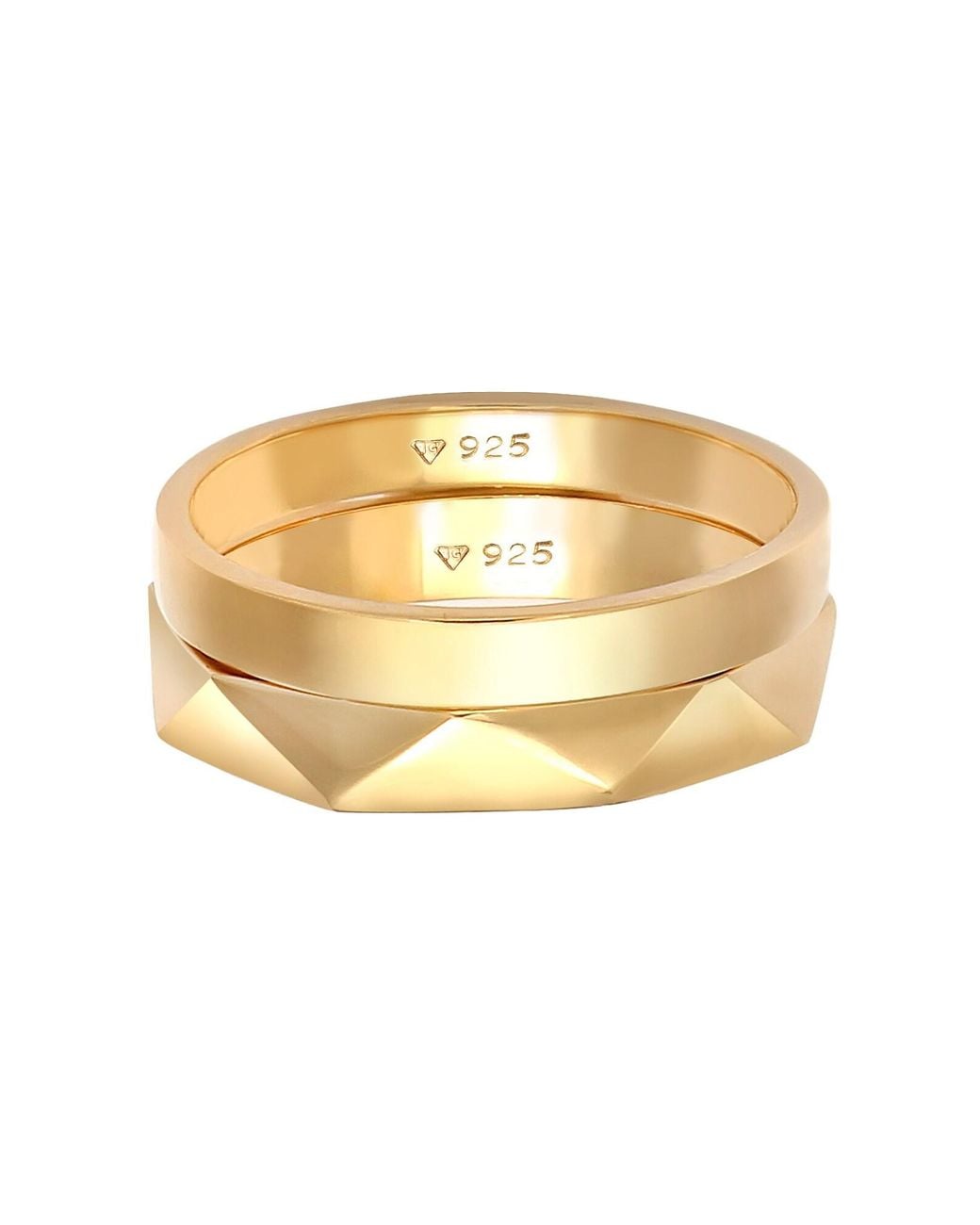 Elli Jewelry Metallic Ring Geo
