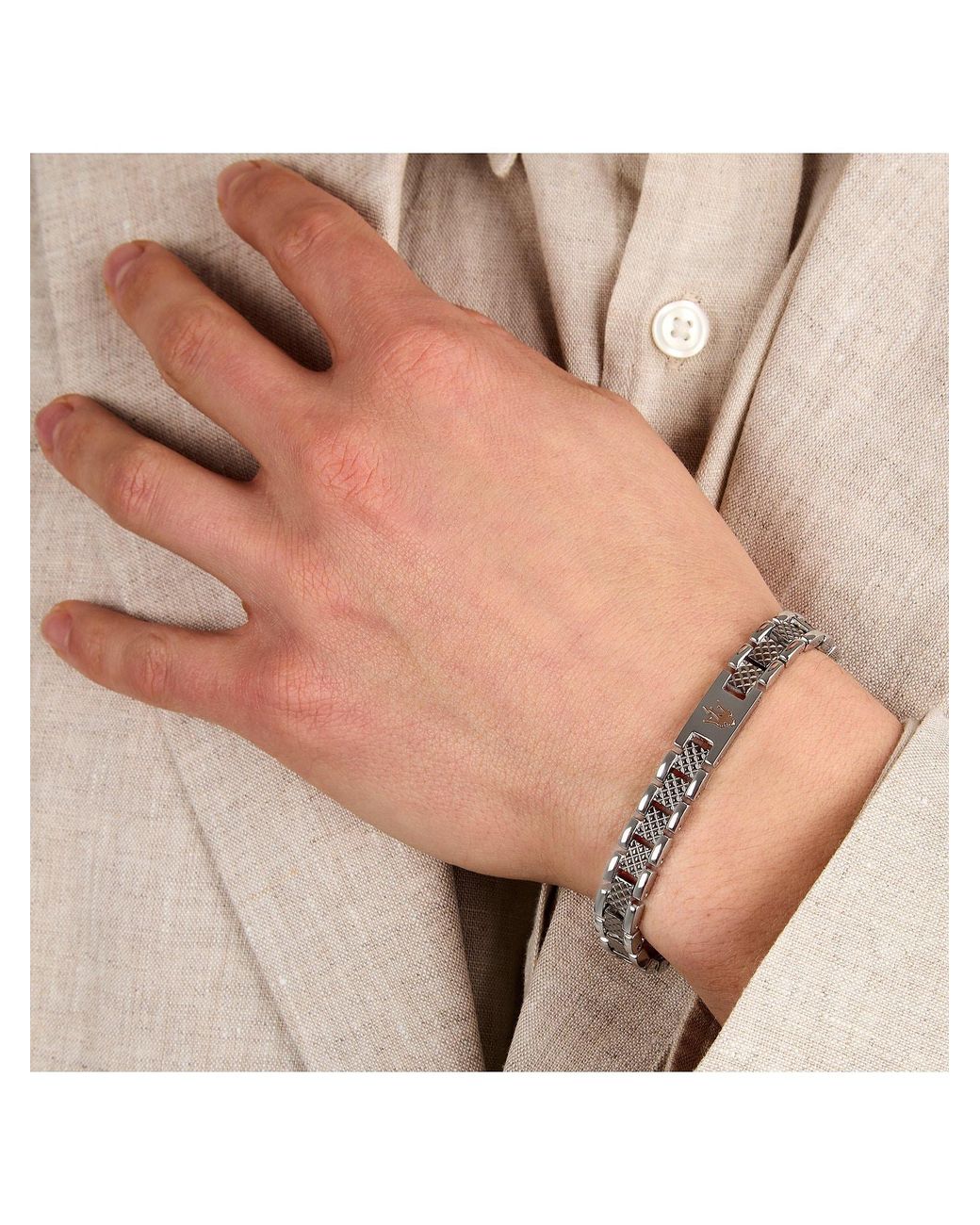 Maserati Armband in Metallic für Herren