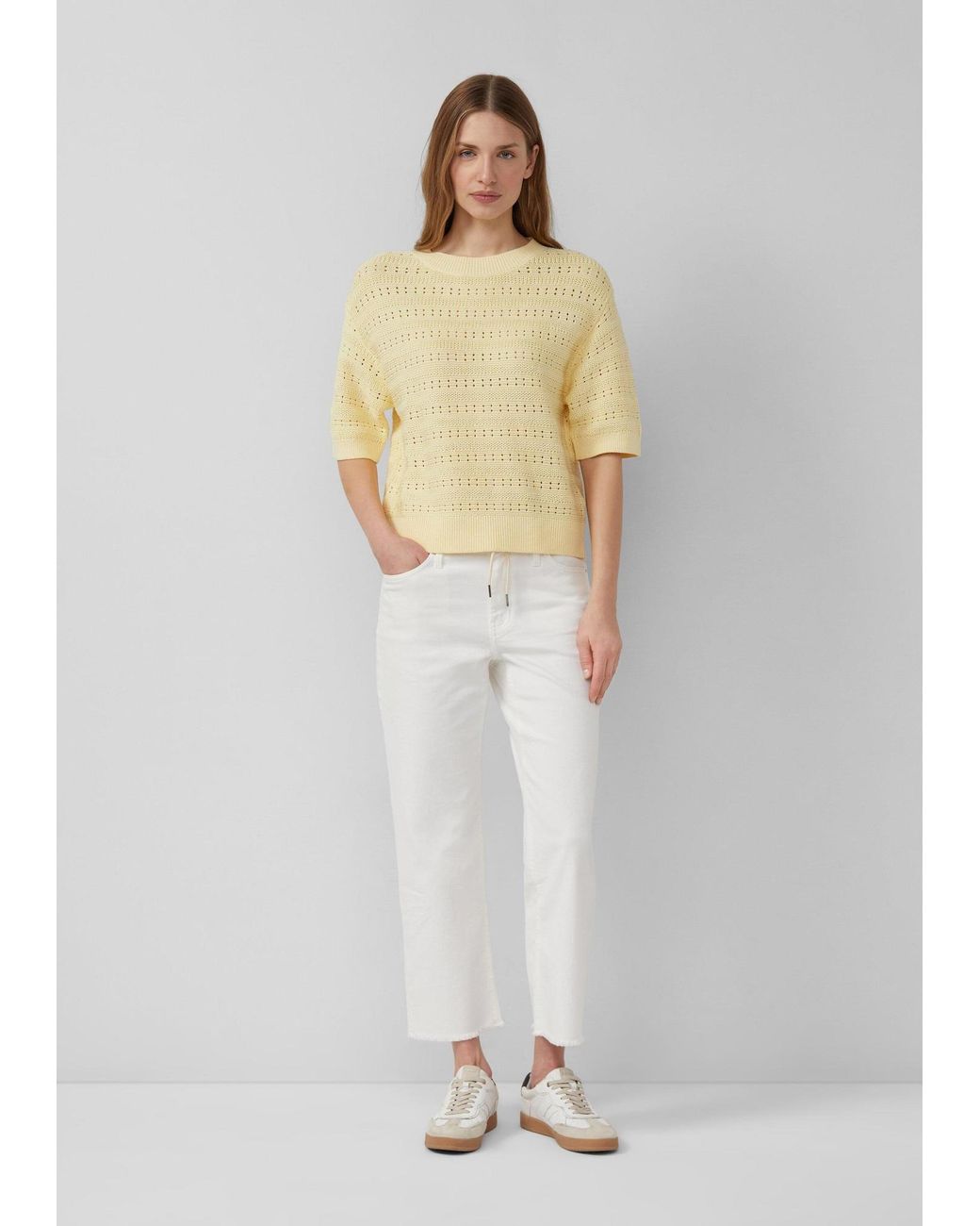 S.oliver White Oliver Strickpullover