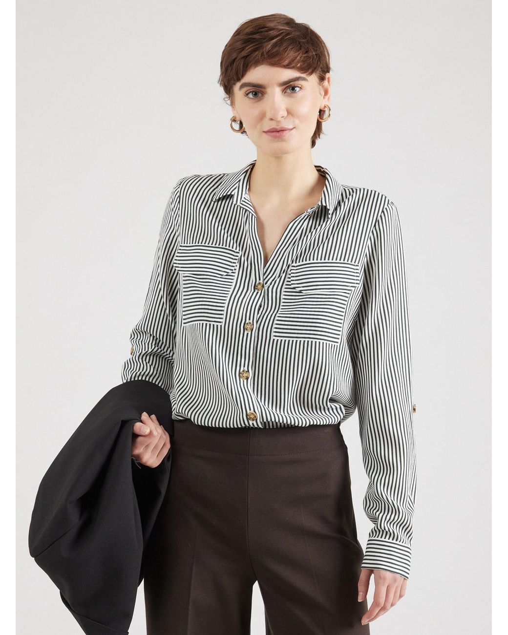 Vero Moda Gray Bluse Vmbumpy