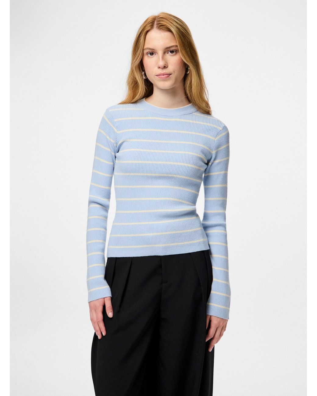 Pieces Blue Pullover