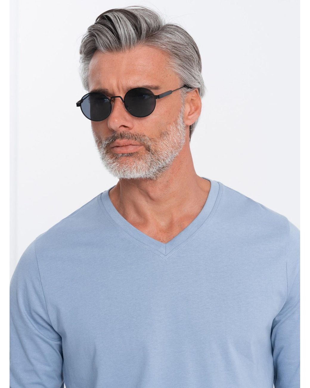 Ombre Pullover in Blue für Herren