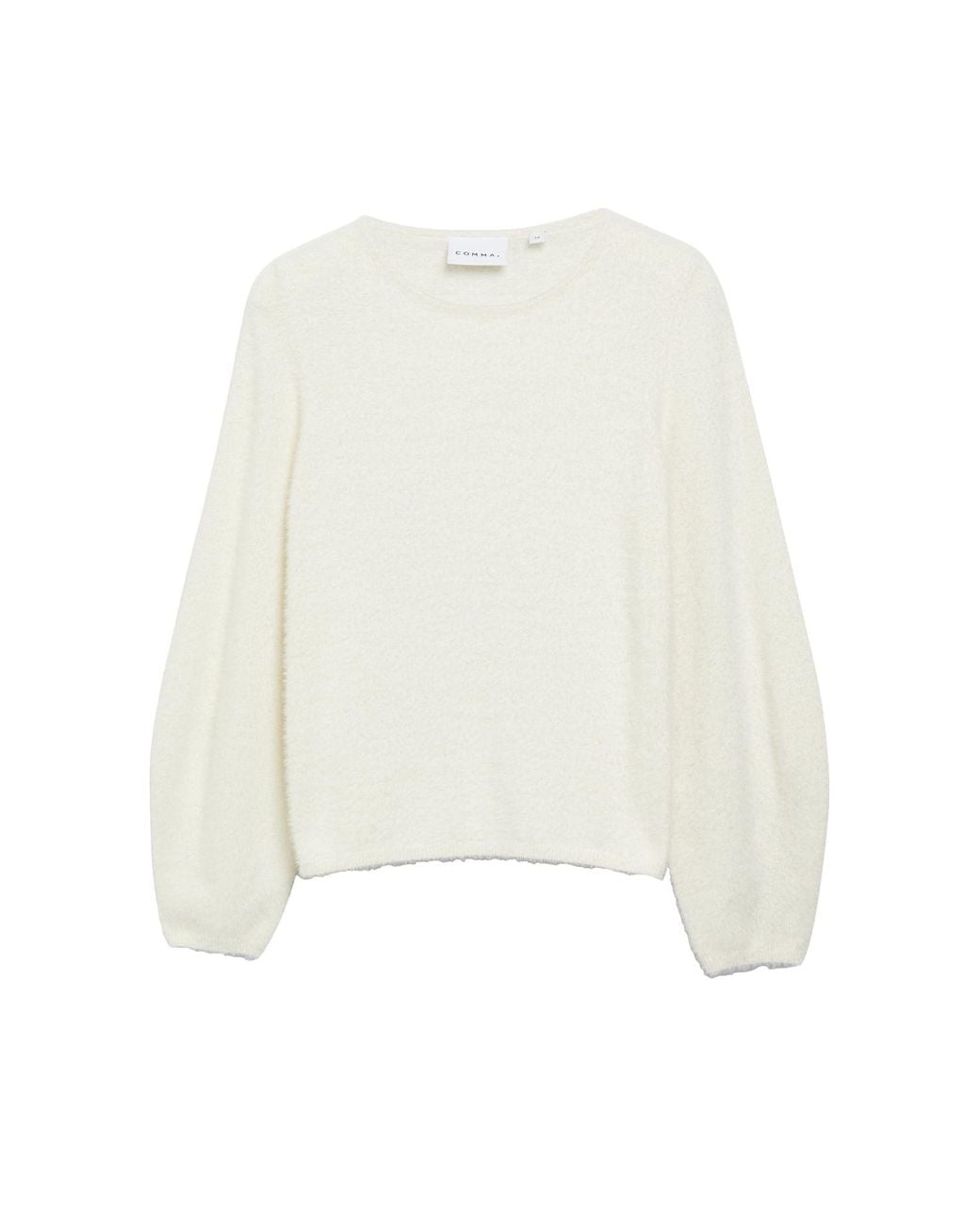 Comma, White Pullover